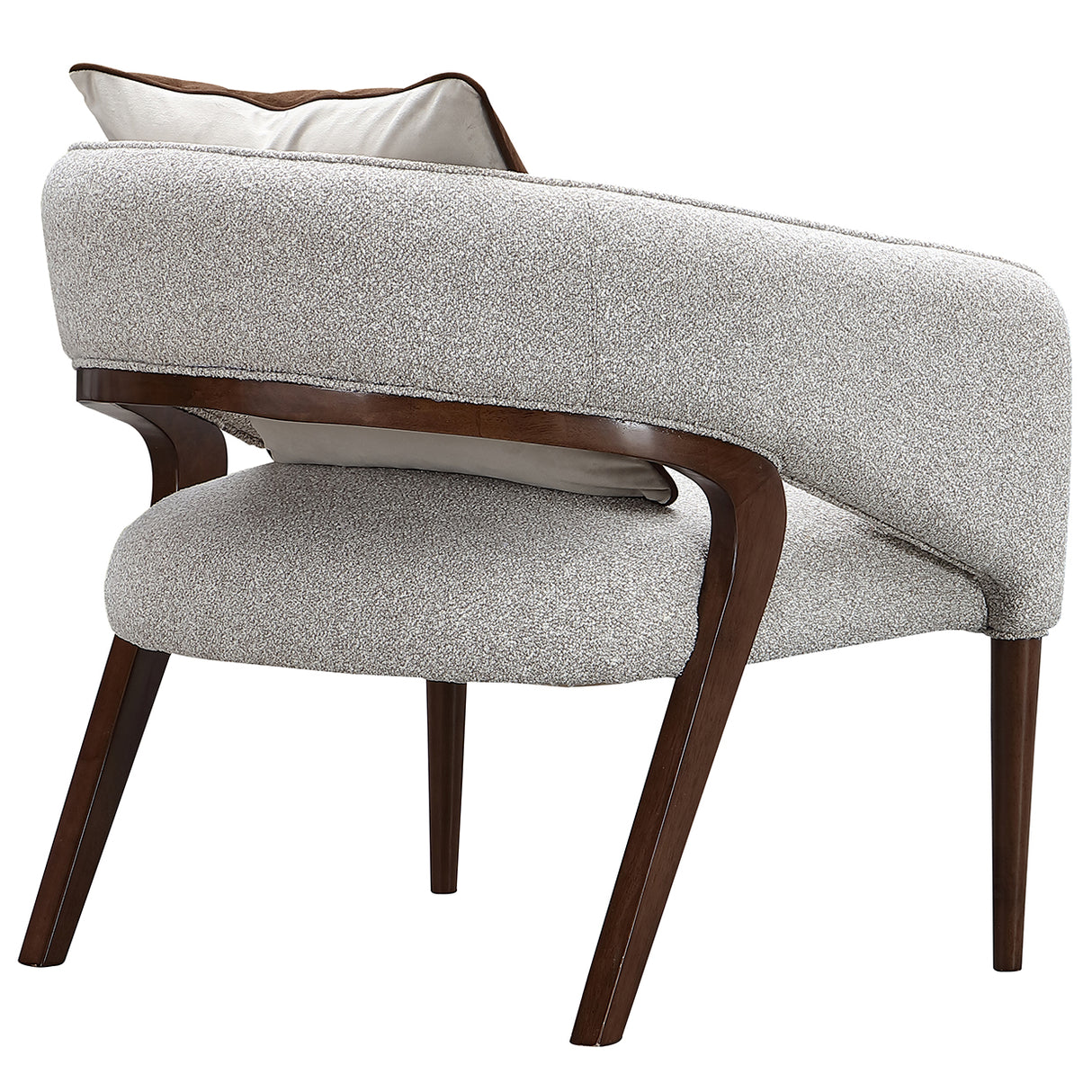 Houston Walnut Accent Chair from Michael Amini - Luna Furniture