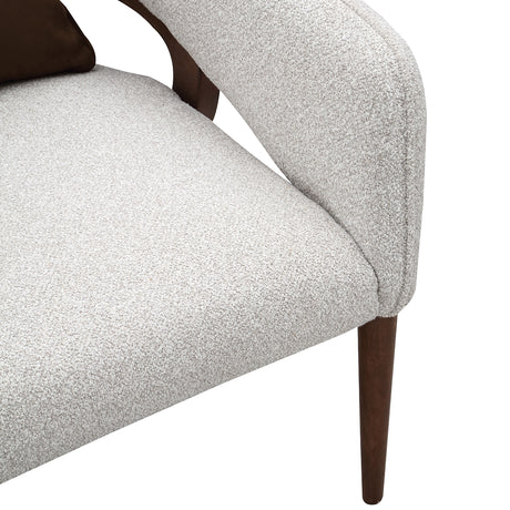 Houston Walnut Accent Chair from Michael Amini - Luna Furniture