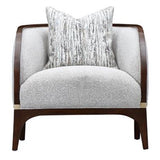 Houston Walnut Matching Accent Chair from Michael Amini - Luna Furniture