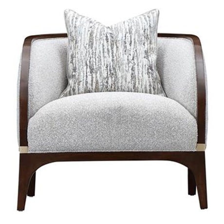 Houston Walnut Matching Accent Chair from Michael Amini - Luna Furniture