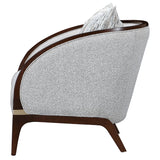 Houston Walnut Matching Accent Chair from Michael Amini - Luna Furniture
