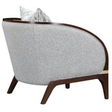 Houston Walnut Matching Accent Chair from Michael Amini - Luna Furniture