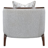 Houston Walnut Matching Accent Chair from Michael Amini - Luna Furniture