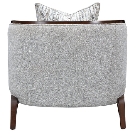Houston Walnut Matching Accent Chair from Michael Amini - Luna Furniture