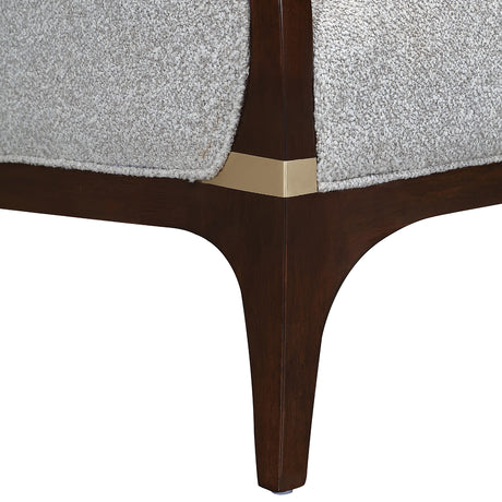 Houston Walnut Matching Accent Chair from Michael Amini - Luna Furniture
