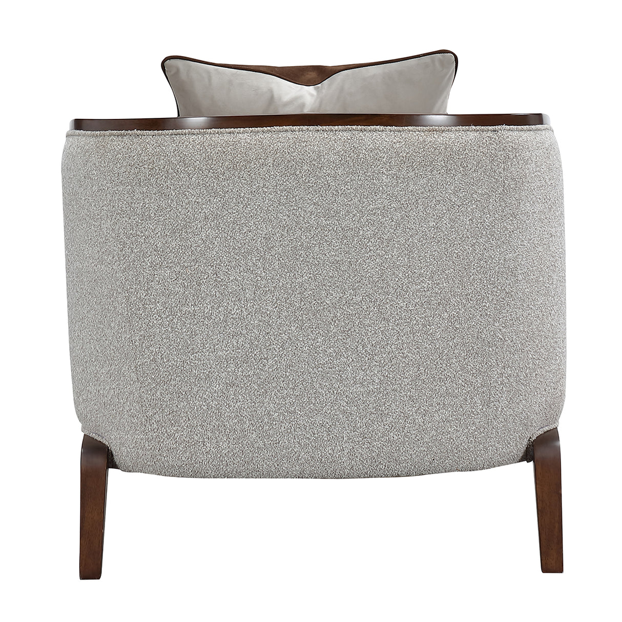 Houston Walnut Chaise from Michael Amini - Luna Furniture