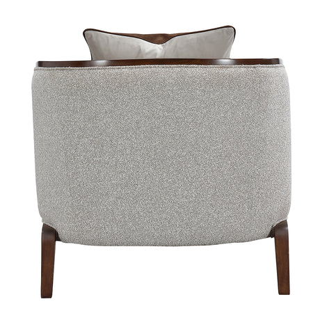 Houston Walnut Chaise from Michael Amini - Luna Furniture
