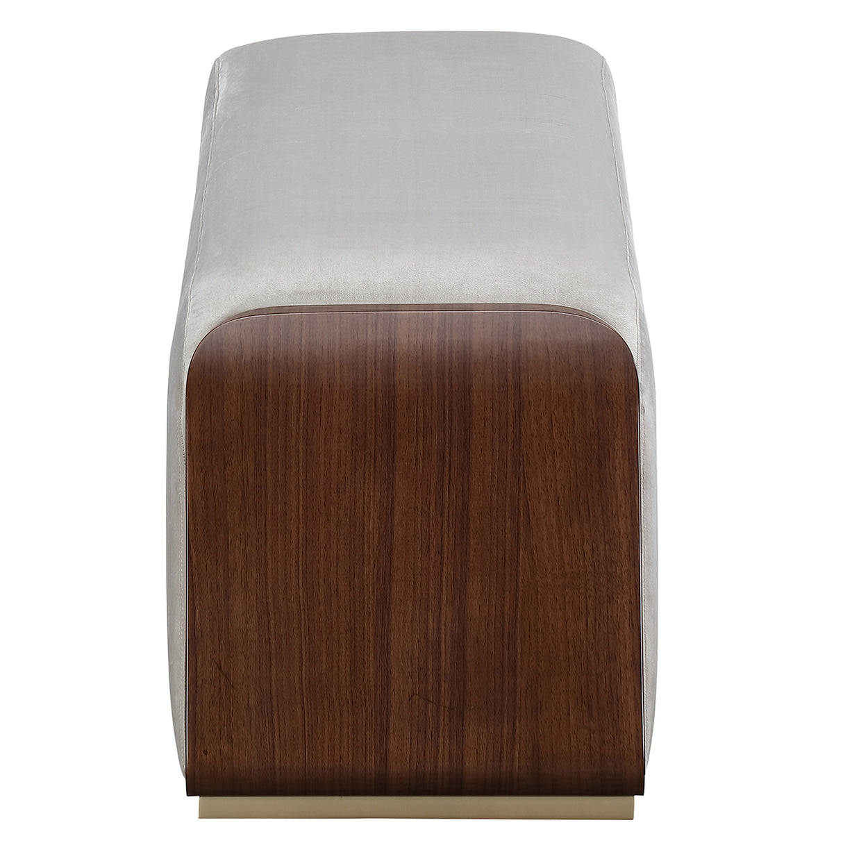 Houston Walnut Accent Bench from Michael Amini - Luna Furniture