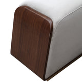 Houston Walnut Accent Bench from Michael Amini - Luna Furniture