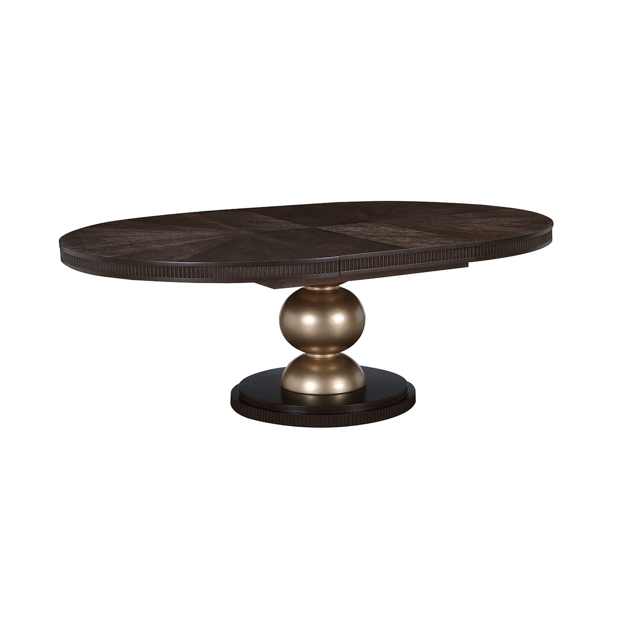 West Kensington Medium Espresso Oval Dining Table from Michael Amini - Luna Furniture