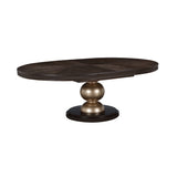 West Kensington Medium Espresso Oval Dining Table from Michael Amini - Luna Furniture