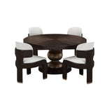 West Kensington Medium Espresso Oval Dining Table from Michael Amini - Luna Furniture
