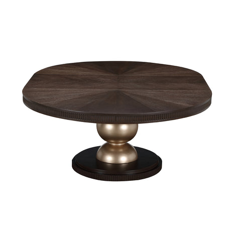 West Kensington Medium Espresso Oval Dining Table from Michael Amini - Luna Furniture