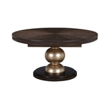 West Kensington Medium Espresso Oval Dining Table from Michael Amini - Luna Furniture