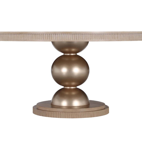 West Kensington - Caramel Sea Salt Caramel Round Dining Table from Michael Amini - Luna Furniture