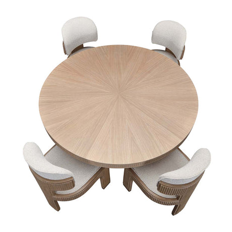 West Kensington - Caramel Sea Salt Caramel Round Dining Table from Michael Amini - Luna Furniture
