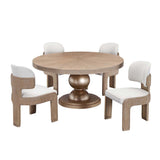 West Kensington - Caramel Sea Salt Caramel Round Dining Table from Michael Amini - Luna Furniture