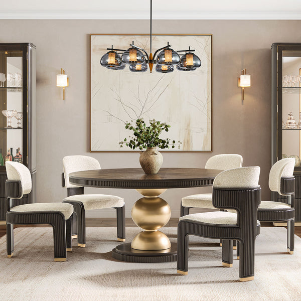 West Kensington Medium Espresso Round Dining Table