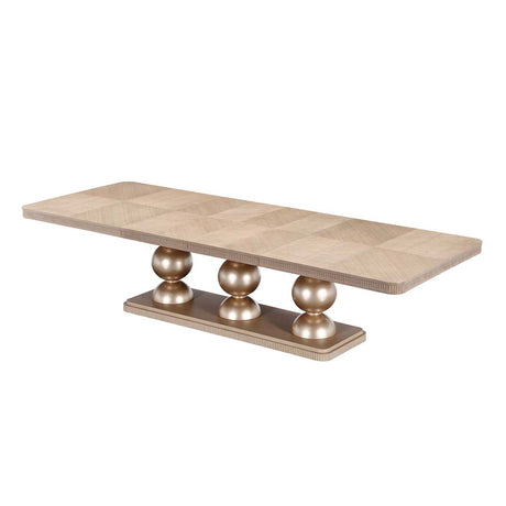 West Kensington - Caramel Sea Salt Caramel Rectangular Dining Table from Michael Amini - Luna Furniture