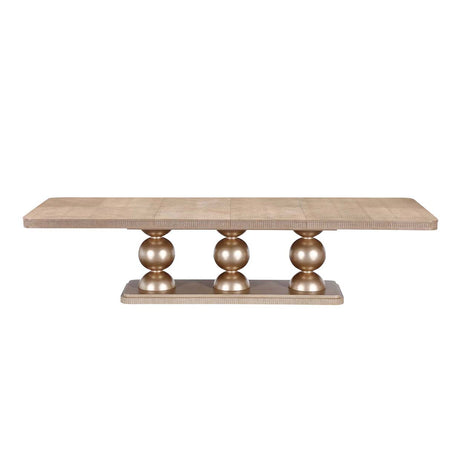 West Kensington - Caramel Sea Salt Caramel Rectangular Dining Table from Michael Amini - Luna Furniture