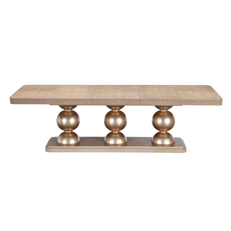 West Kensington - Caramel Sea Salt Caramel Rectangular Dining Table from Michael Amini - Luna Furniture