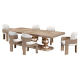 West Kensington - Caramel Sea Salt Caramel Rectangular Dining Table from Michael Amini - Luna Furniture