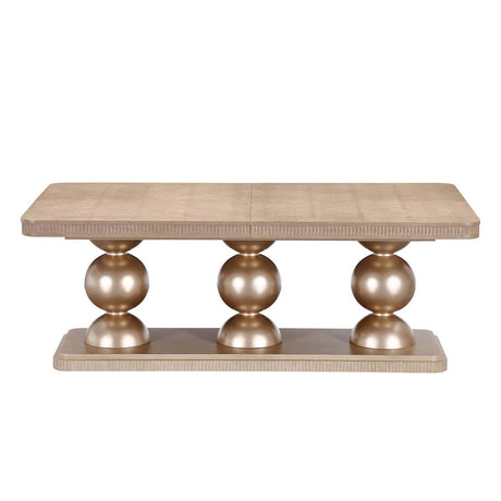 West Kensington - Caramel Sea Salt Caramel Rectangular Dining Table from Michael Amini - Luna Furniture