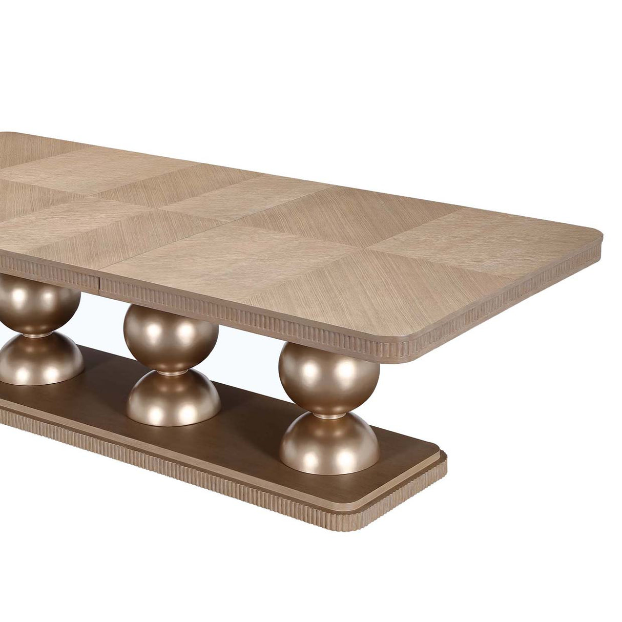 West Kensington - Caramel Sea Salt Caramel Rectangular Dining Table from Michael Amini - Luna Furniture
