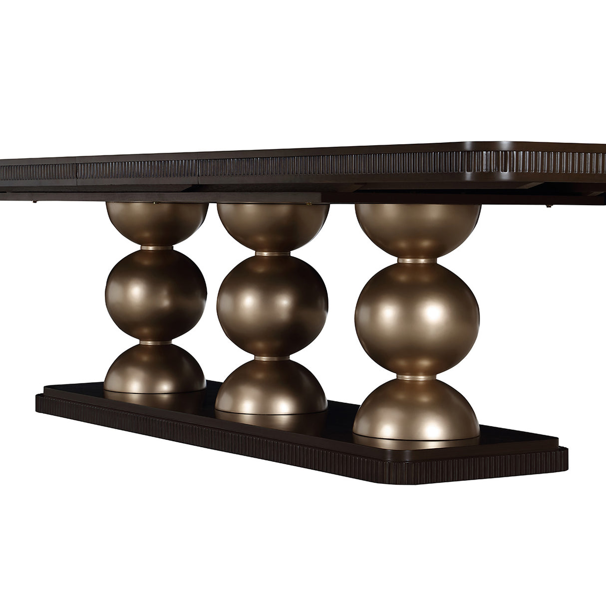 West Kensington Medium Espresso Rectangular Dining Table from Michael Amini - Luna Furniture