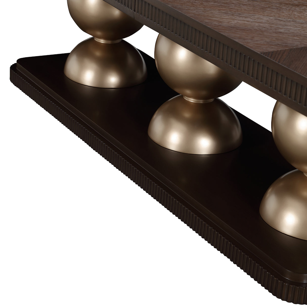 West Kensington Medium Espresso Rectangular Dining Table from Michael Amini - Luna Furniture
