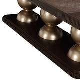 West Kensington Medium Espresso Rectangular Dining Table from Michael Amini - Luna Furniture