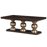 West Kensington Medium Espresso Rectangular Dining Table from Michael Amini - Luna Furniture