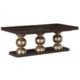 West Kensington Medium Espresso Rectangular Dining Table from Michael Amini - Luna Furniture