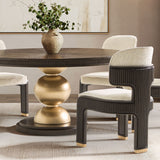 West Kensington Medium Espresso Dining Side Chair from Michael Amini - Luna Furniture