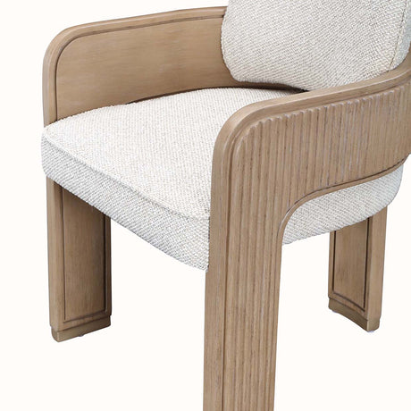 West Kensington - Caramel Sea Salt Caramel Dining Arm Chair from Michael Amini - Luna Furniture