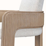 West Kensington - Caramel Sea Salt Caramel Dining Arm Chair from Michael Amini - Luna Furniture