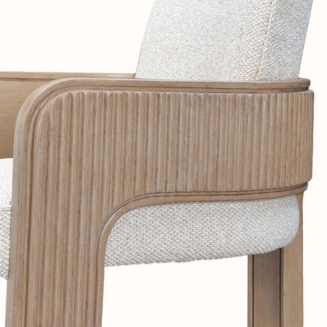 West Kensington - Caramel Sea Salt Caramel Dining Arm Chair from Michael Amini - Luna Furniture