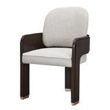 West Kensington Medium Espresso Dining Arm Chair from Michael Amini - Luna Furniture