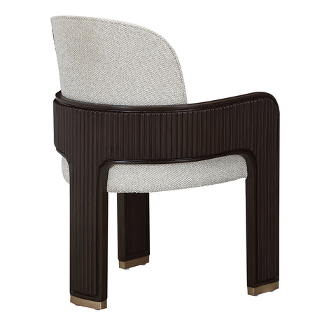West Kensington Medium Espresso Dining Arm Chair from Michael Amini - Luna Furniture
