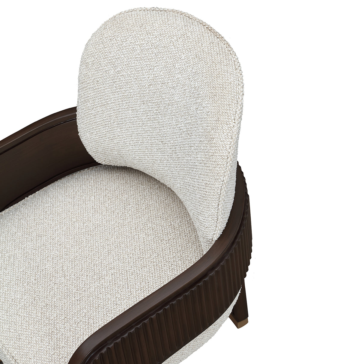 West Kensington Medium Espresso Dining Arm Chair from Michael Amini - Luna Furniture