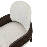 West Kensington Medium Espresso Dining Arm Chair from Michael Amini - Luna Furniture