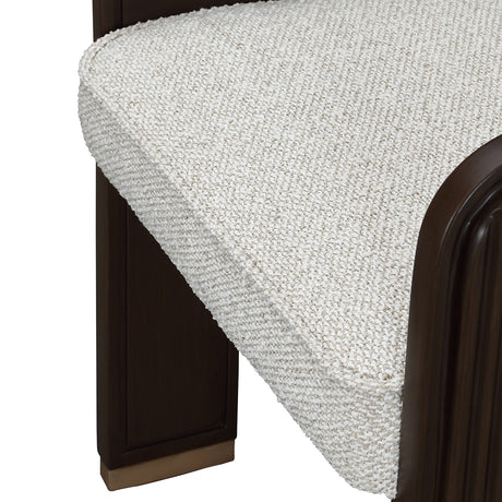 West Kensington Medium Espresso Dining Arm Chair from Michael Amini - Luna Furniture