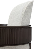 West Kensington Medium Espresso Dining Arm Chair from Michael Amini - Luna Furniture