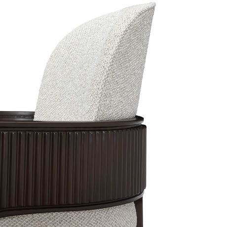 West Kensington Medium Espresso Dining Arm Chair from Michael Amini - Luna Furniture