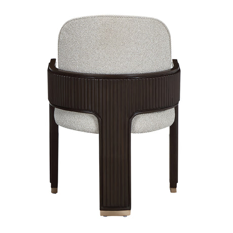 West Kensington Medium Espresso Dining Arm Chair from Michael Amini - Luna Furniture