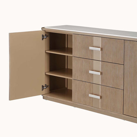 West Kensington - Caramel Sea Salt Caramel Sideboard from Michael Amini - Luna Furniture