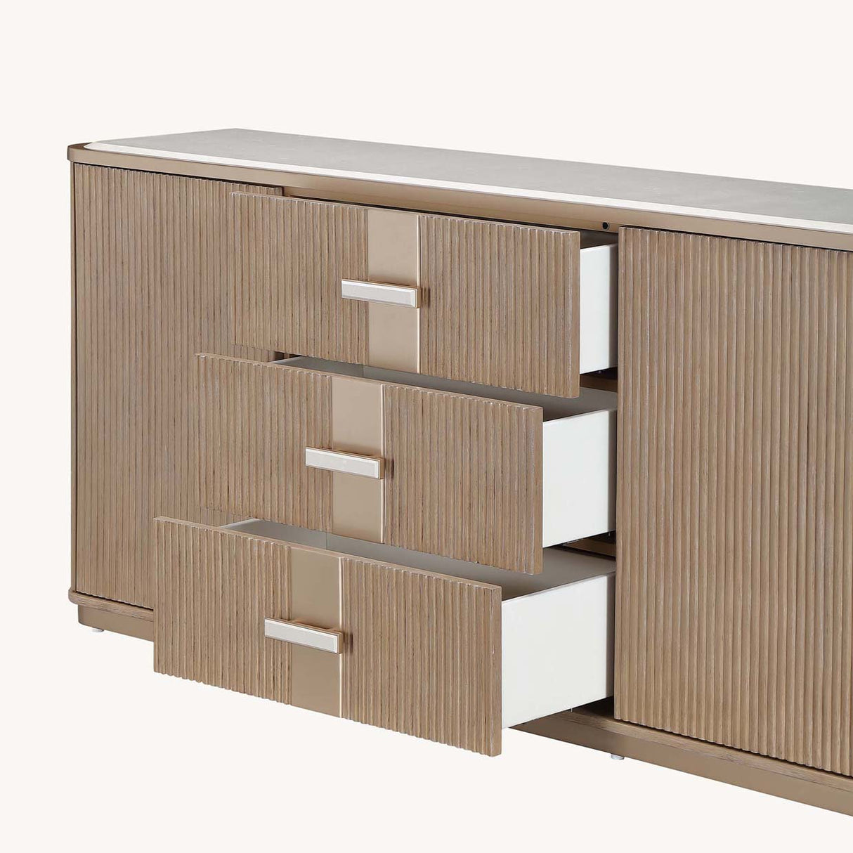 West Kensington - Caramel Sea Salt Caramel Sideboard from Michael Amini - Luna Furniture