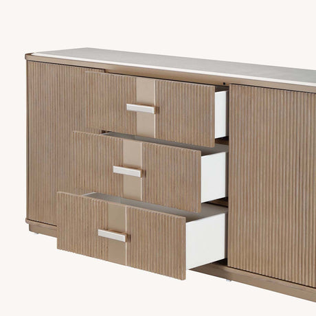 West Kensington - Caramel Sea Salt Caramel Sideboard from Michael Amini - Luna Furniture