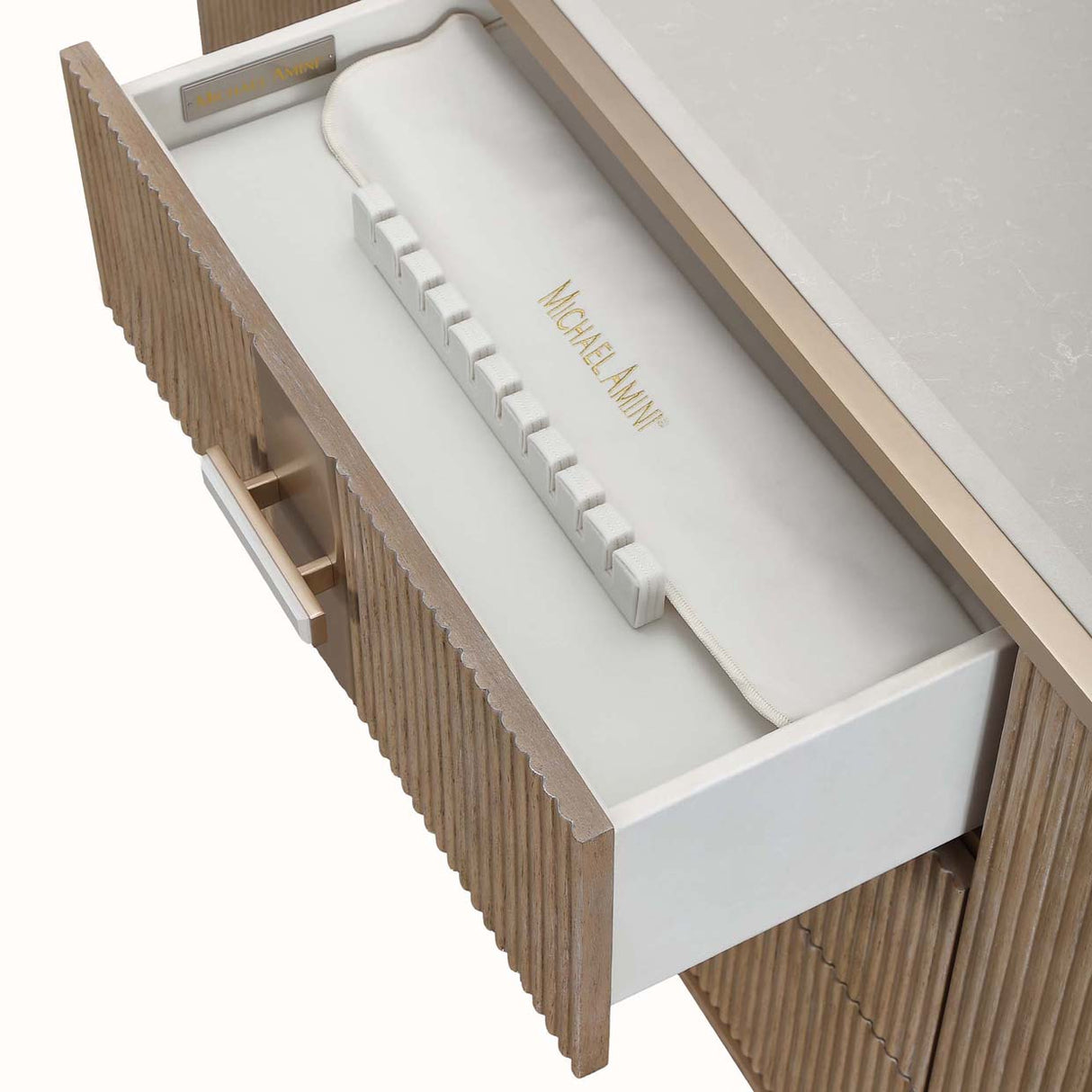 West Kensington - Caramel Sea Salt Caramel Sideboard from Michael Amini - Luna Furniture