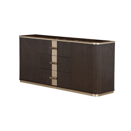 West Kensington Medium Espresso Sideboard from Michael Amini - Luna Furniture